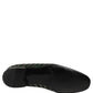 Silver Green Embellished Dress Loafers Shoes