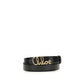 Black Calf Leather Bos Taurus Belt