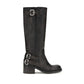Black Calf Leather Bos Taurus Ankle Boots