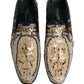 Multicolor Embroidered Sequin Loafers Shoes