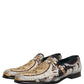 Multicolor Embroidered Sequin Loafers Shoes