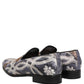 Multicolor Floral Tapestry Embroidery Loafer Shoes