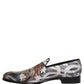 Multicolor Floral Tapestry Embroidery Loafer Shoes