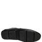 Black Deerskin Leather Driver Loafers Shoes