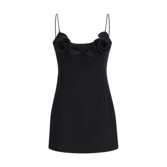 Black Wool Oves Aries Casual Dress