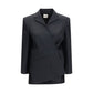 Black Wool Oves Aries Full-Length Jacket