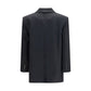 Black Wool Oves Aries Full-Length Jacket