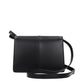 Black Polyethylene Crossbody Bag
