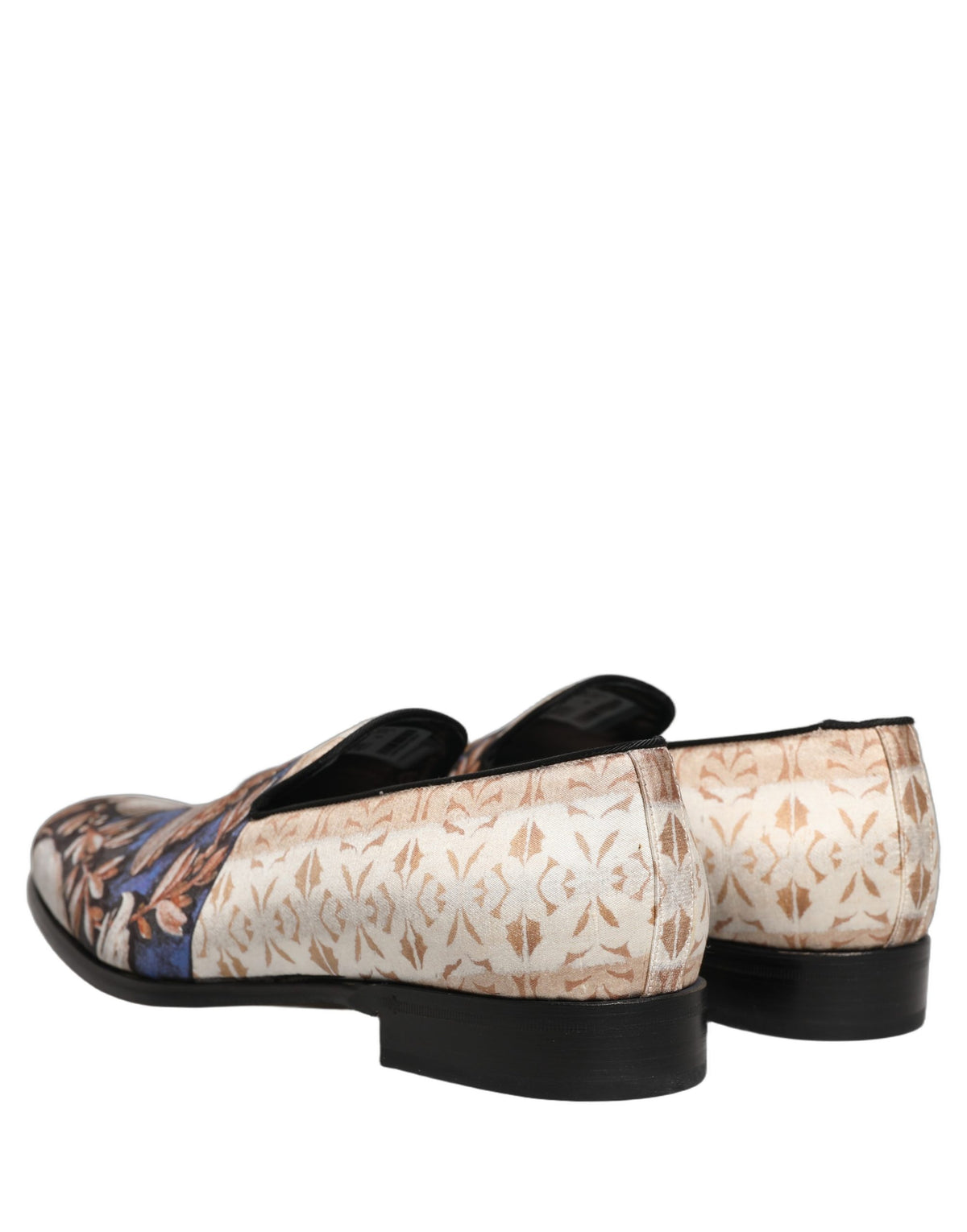 Multicolor Fruit Print Velvet Loafers Shoes