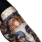 Multicolor Fruit Print Velvet Loafers Shoes