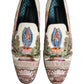 Multicolor Sequin Embroidered Loafers Shoes