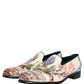 Multicolor Sequin Embroidered Loafers Shoes