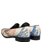 Multicolor Sequin Embroidered Loafers Shoes