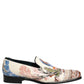 Multicolor Sequin Embroidered Loafers Shoes