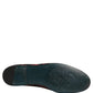 Red Floral Jacquard Slip On Loafers Shoes