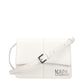 White Polyethylene Crossbody Bag