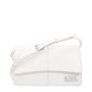White Polyethylene Crossbody Bag