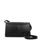 Black Polyethylene Crossbody Bag