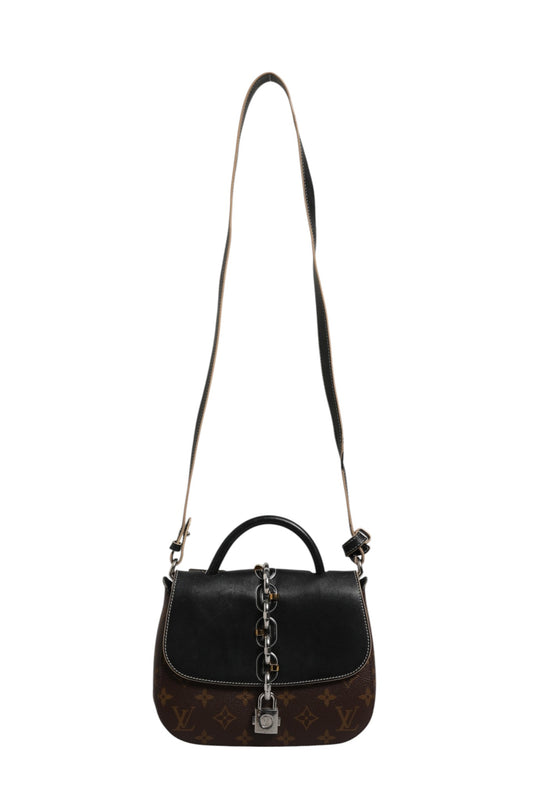 Calfskin Monogram Chain It Bag PM Black