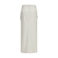 White Wool Oves Aries Long Skirt