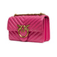 Pink Leather Love One Mini Shoulder Bag