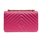 Pink Leather Love One Mini Shoulder Bag
