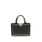 Black Calf Leather Bos Taurus Handbag