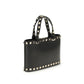 Black Calf Leather Bos Taurus Handbag