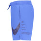 Blu Poliestere Uomo Shorts