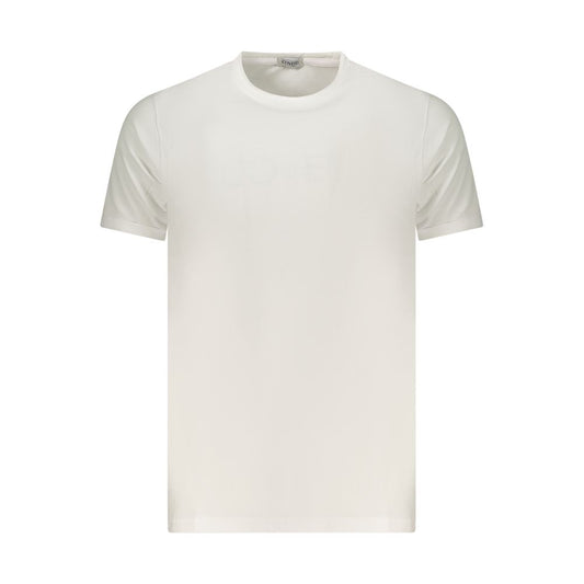 White Cotton Men's T-Shirt