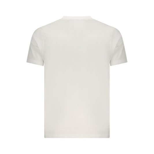 White Cotton Men's T-Shirt