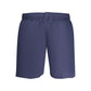 Blue Polyester Men's Swimwear