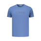 Blue Cotton Men's T-Shirt