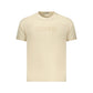 Beige Cotton Mens T-Shirt