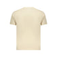 Beige Cotton Mens T-Shirt