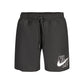 Black Polyester Men's Swimwear