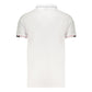 White Polyester Men's Polo Shirt