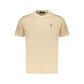 Beige Cotton Men's T-Shirt