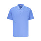 Blue Cotton Men's Polo