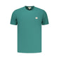 Green Cotton Men's T-Shirt