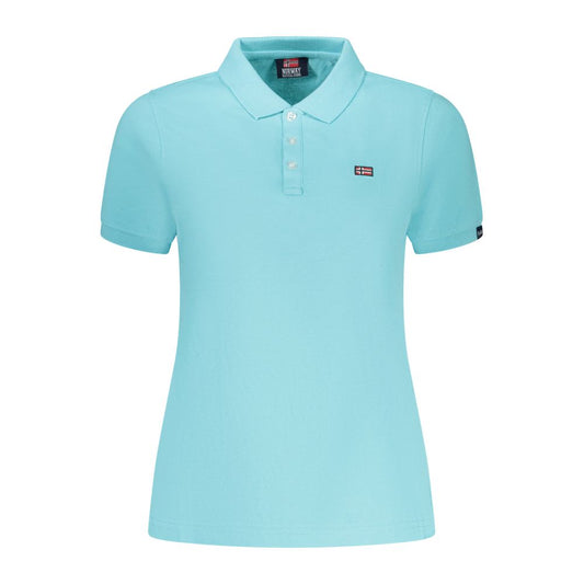 Azzurro Cotton Womens Polo
