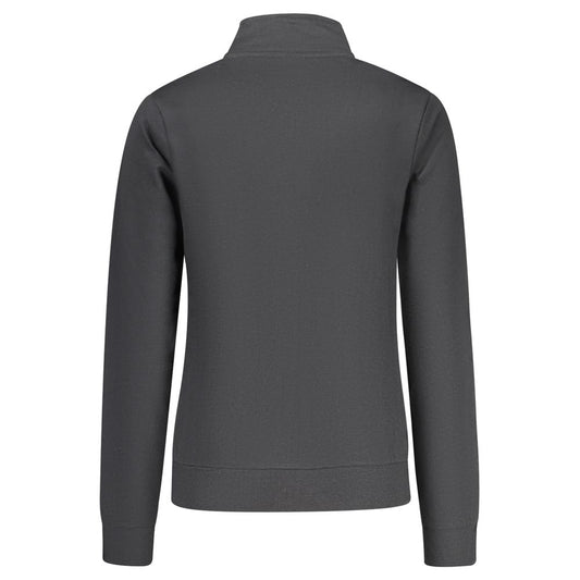 Black Cotton Women's Sweatshirt