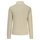 Beige Cotton Womens Sweatshirt