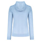 Azzurro Cotton Womens Hoodie