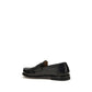 Black Calf Leather Bos Taurus Slip-On Loafers