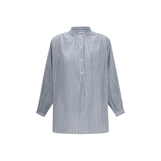 Blue Cotton Blouse