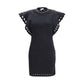 Black Cotton Casual Dress