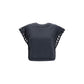 Black Cotton T-Shirt