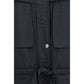 Black Modal Full-Length Jacket