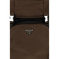 Brown Recycled Polyamide Backpack